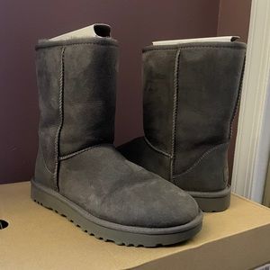 Grey UGG Boots (Classic Short ll)